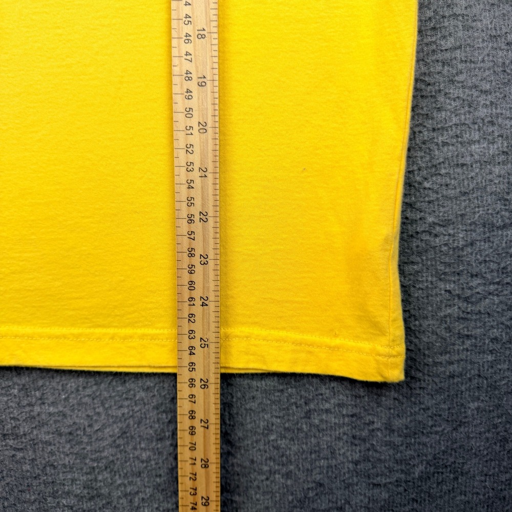 Kappa Men's S Small Yellow Logo T-Shirt Short Sleeve Crew Neck Graphic Tee View 6